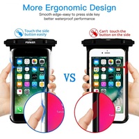 FONKEN wodoodporny futerał na telefon Iphone Samsung Xiaomi pływanie suchy worek podwodny futerał wodoodporny worek telefon komórkowy Coque Cover 2